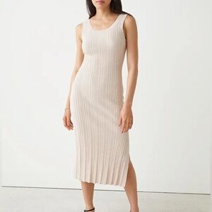 & Other Stories Sleeveless Rib Knit Midi Dress Size Small